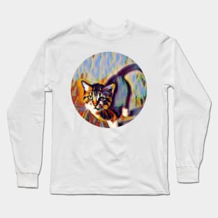 Four-Legged floppy cat Long Sleeve T-Shirt